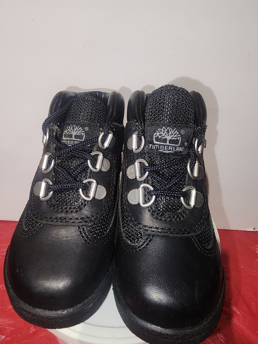 Timberland Kids Black Lace-Up Hiking Boots